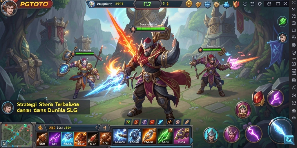 Tampilan gameplay menarik dari PGTOTO yang menyajikan strategi SLG.