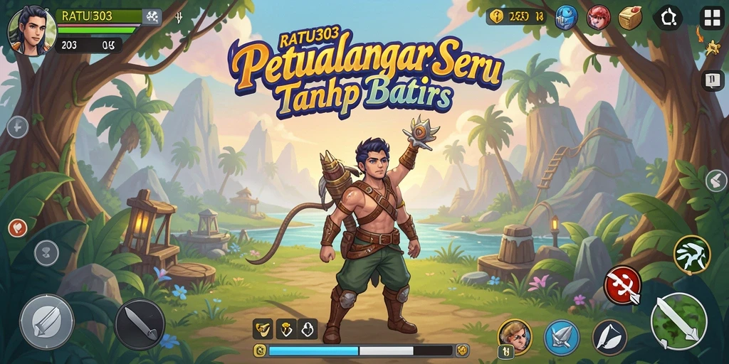 Tampilan gameplay seru dan menegangkan di RATU303.