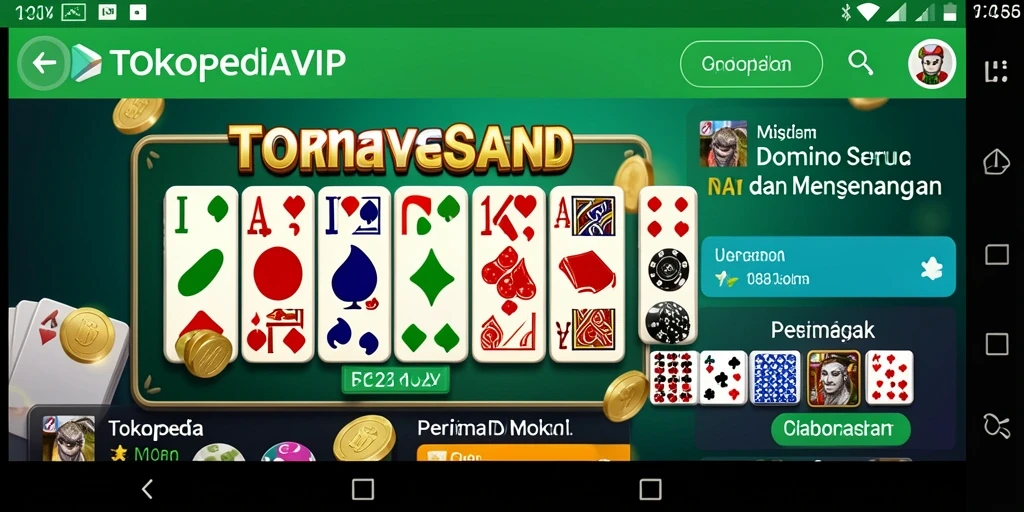 Tampilan gameplay menarik di TOKOPEDIAVIP yang menggugah selera bermain.